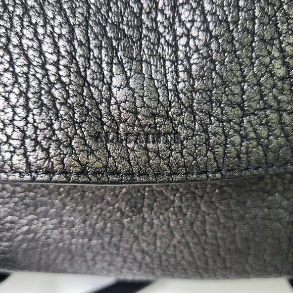 All Saints Vincent Pewter Dark Silver Metallic Top Handle Backpack - Picture 16 of 16